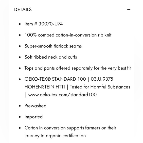 HANNA ANDERSSON Adult Striped Long John Pajama Set L Holiday Christmas Elfcore - Picture 12 of 16